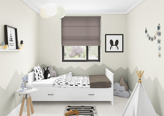 Knightsbridge, Smoke - Roman Blind - Image 5